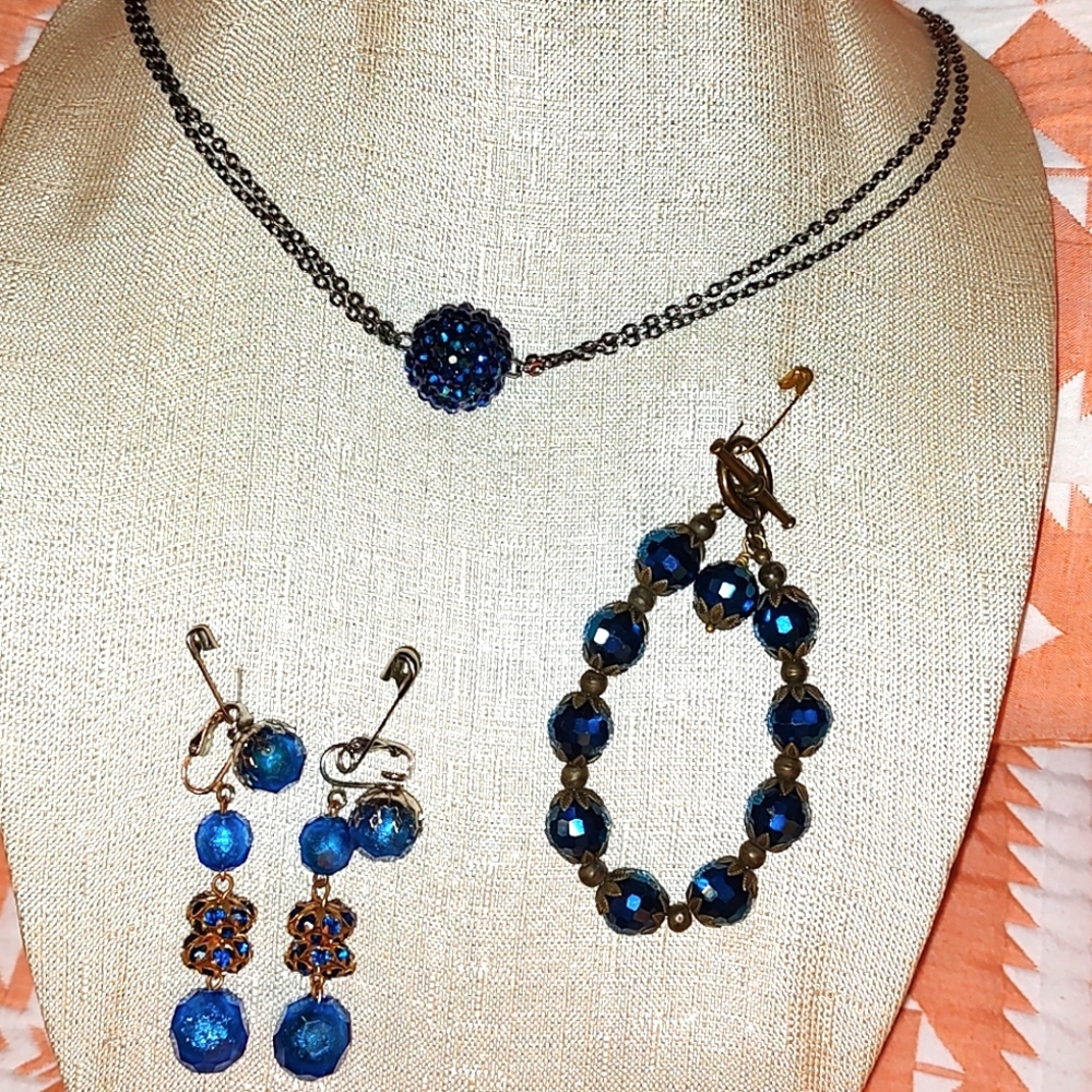 Beautiful Blue jewelry set